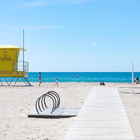 Maka beach apartment v Castelldefels Bagian luar foto